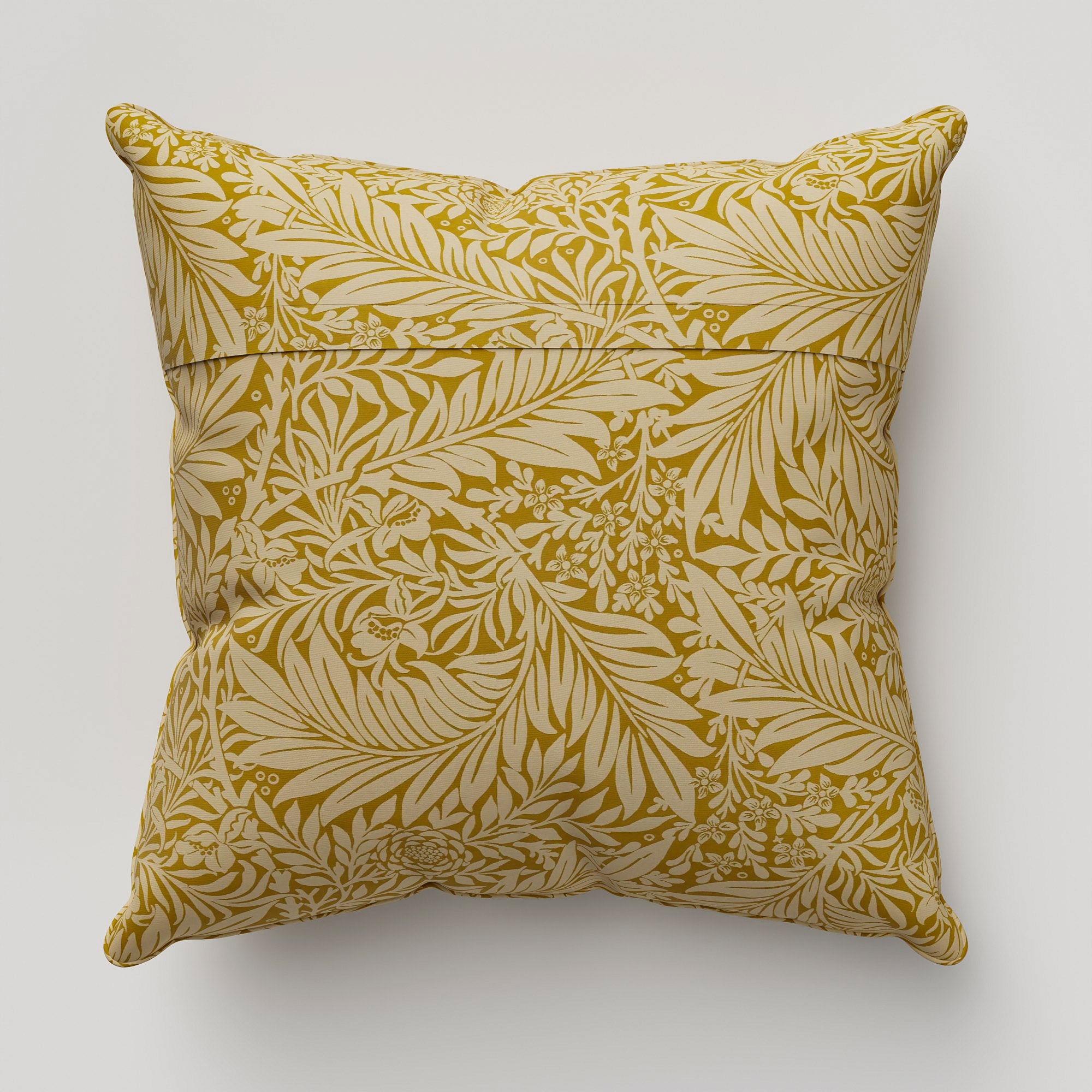William Morris At Home Larkspur Woven Ochre Cushion - Image 5