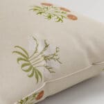 William Morris At Home Lily Flower Embroidery Nettle Cushion