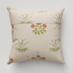 William Morris At Home Lily Flower Embroidery Nettle Cushion