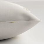 William Morris At Home Lily Flower Embroidery Ochre Cushion