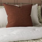 William Morris At Home Lodden Embroidery Clay Cushion