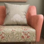 William Morris At Home Marigold Tree Embroidery Linen Cushion