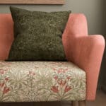 William Morris At Home Marigold Velvet Sage Cushion