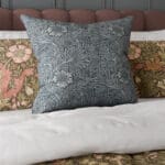 William Morris At Home Marigold Woven Woad Cushion