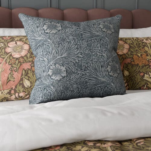 William Morris At Home Marigold Woven Woad Cushion