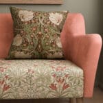 William Morris At Home Pimpernel Brick Cushion