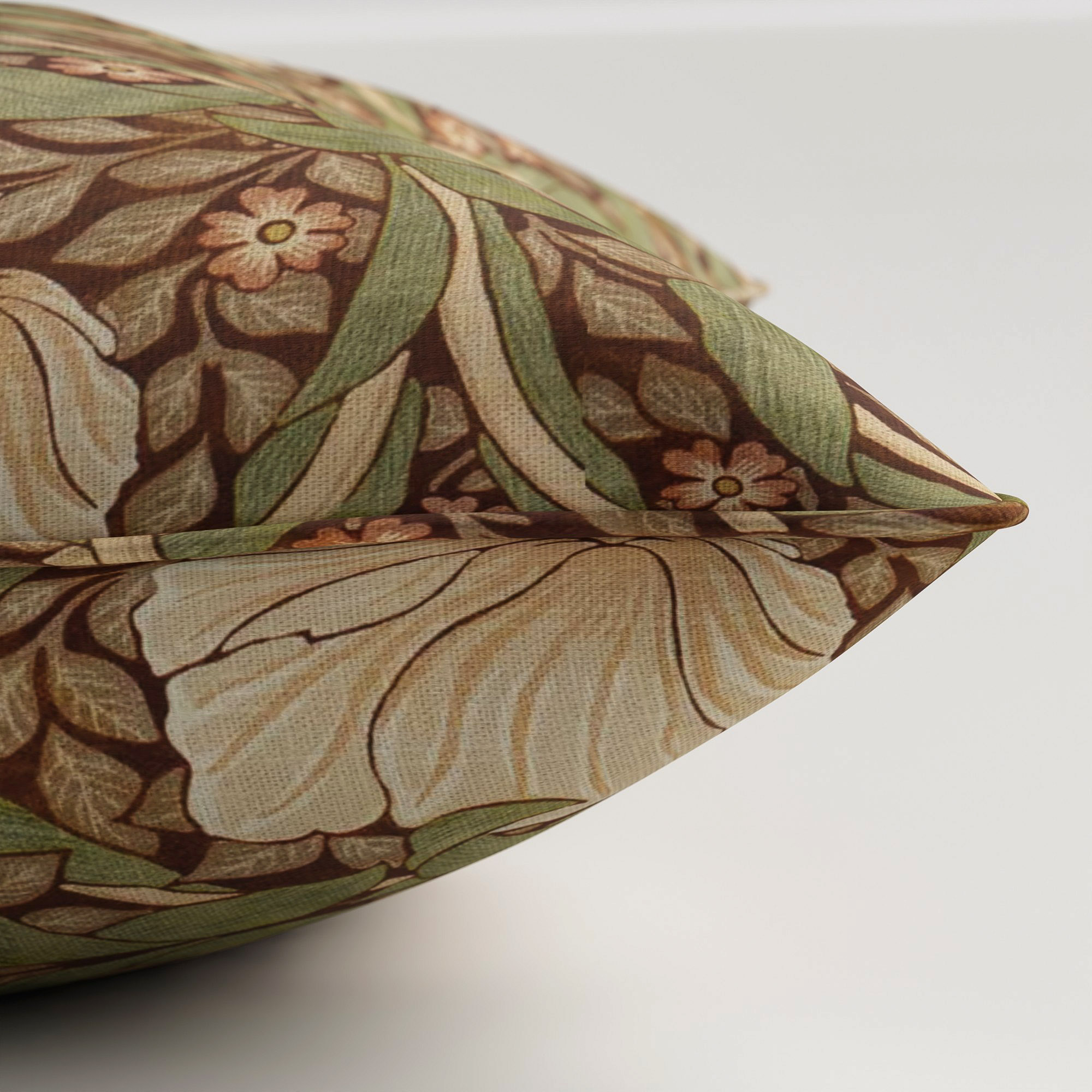 William Morris At Home Pimpernel Brick Cushion - Image 4