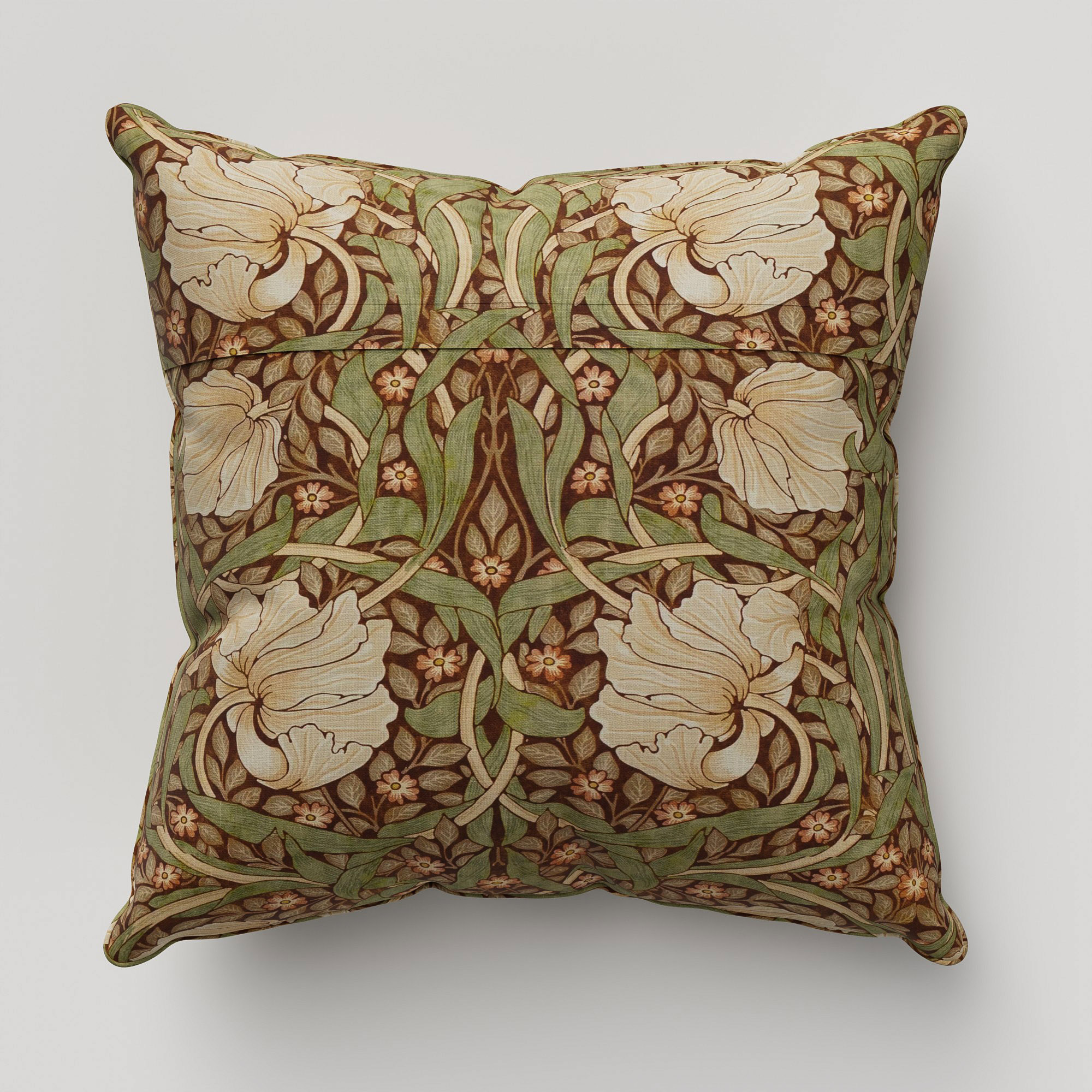 William Morris At Home Pimpernel Brick Cushion - Image 5