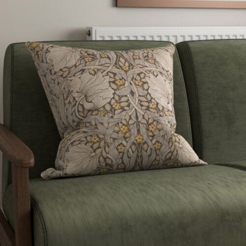 William Morris At Home Pimpernel Flint Cushion
