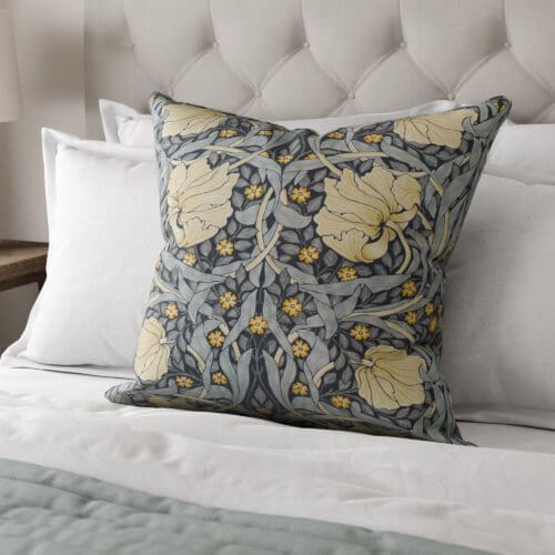 William Morris At Home Pimpernel Indigo Cushion
