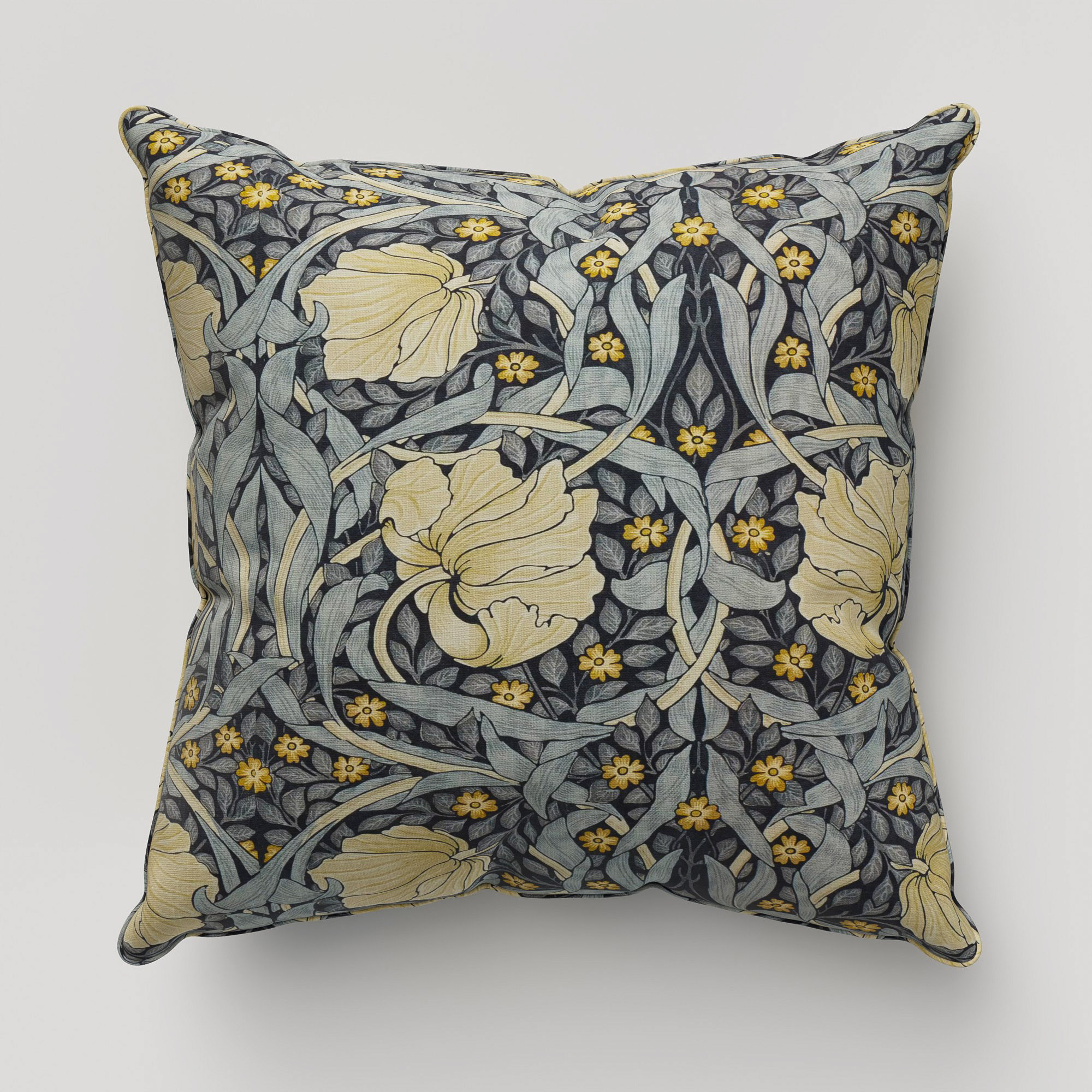 William Morris At Home Pimpernel Indigo Cushion - Image 2