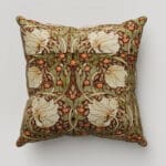 William Morris At Home Pimpernel Velvet Brick Cushion