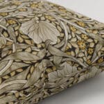 William Morris At Home Pimpernel Velvet Flint Cushion
