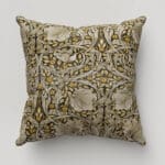 William Morris At Home Pimpernel Velvet Flint Cushion
