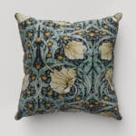 William Morris At Home Pimpernel Velvet Indigo Cushion