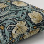 William Morris At Home Pimpernel Velvet Indigo Cushion