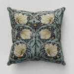 William Morris At Home Pimpernel Velvet Indigo Cushion