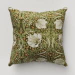 William Morris At Home Pimpernel Velvet Nettle Cushion