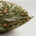 William Morris At Home Pimpernel Velvet Nettle Cushion