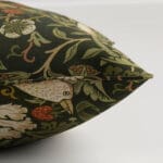 William Morris At Home Strawberry Thief Nettle Cushion