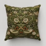 William Morris At Home Strawberry Thief Nettle Cushion
