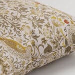 William Morris At Home Strawberry Thief Ochre Cushion