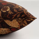 William Morris At Home Strawberry Thief Velvet Acorn Cushion