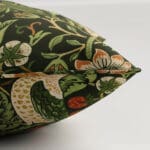William Morris At Home Strawberry Thief Velvet Nettle Cushion