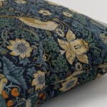 William Morris At Home Strawberry Thief Woad Cushion