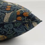 William Morris At Home Strawberry Thief Woad Cushion
