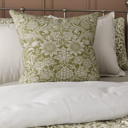 William Morris At Home Sunflower Artichoke Cushion