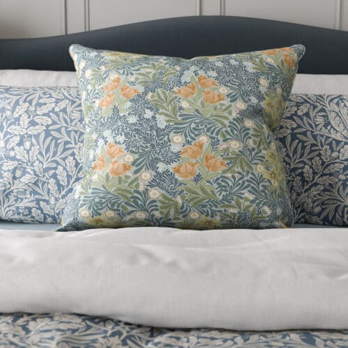 William Morris At Home Bower Bluebird Cushion