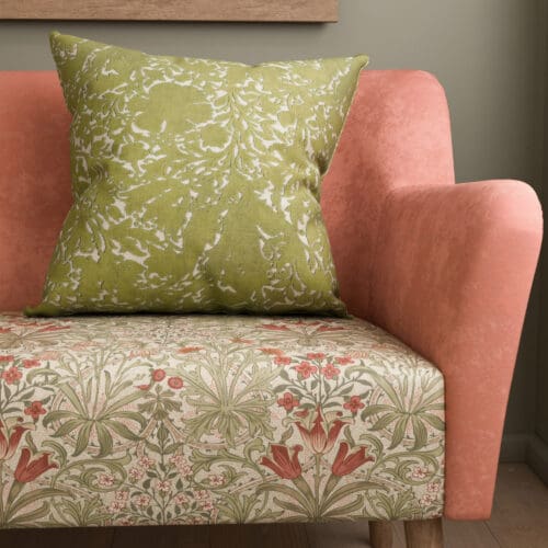 William Morris At Home Compton Silhouette Velvet Apple Cushion