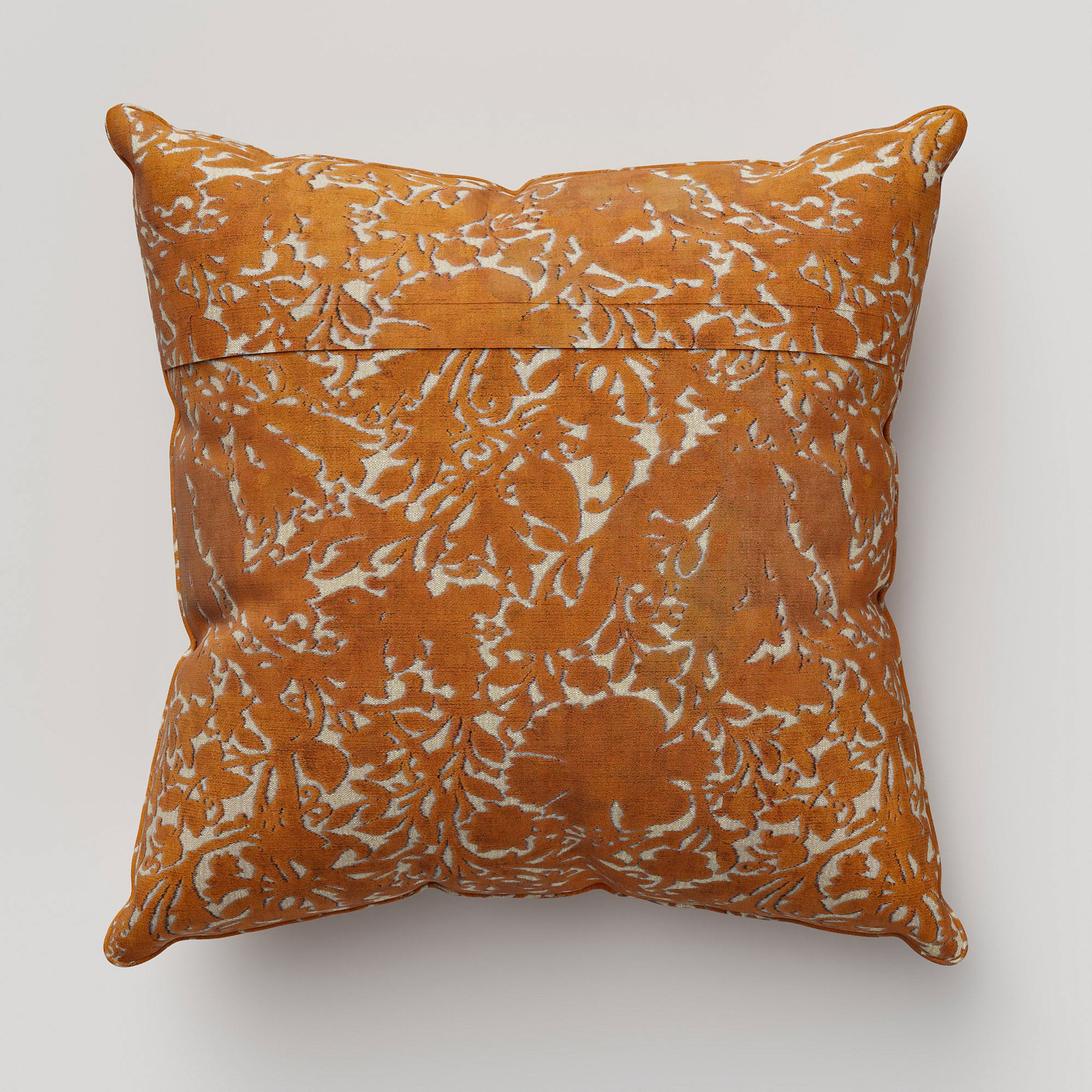 William Morris At Home Compton Silhouette Velvet Terracotta Cushion - Image 5