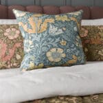 William Morris At Home Compton Velvet Bluebird Cushion