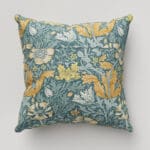 William Morris At Home Compton Velvet Bluebird Cushion