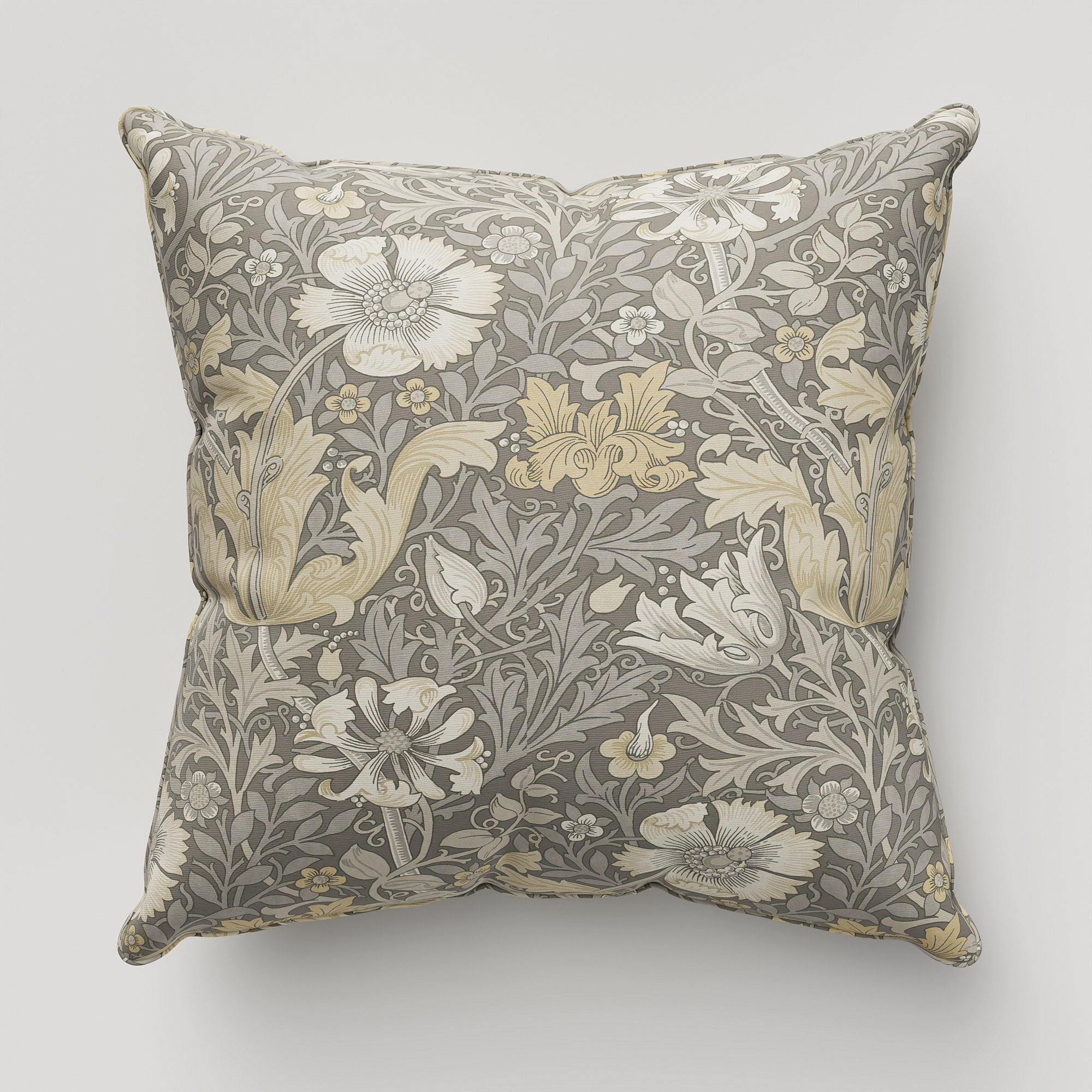 William Morris At Home Compton Velvet Cobble Cushion - Image 2
