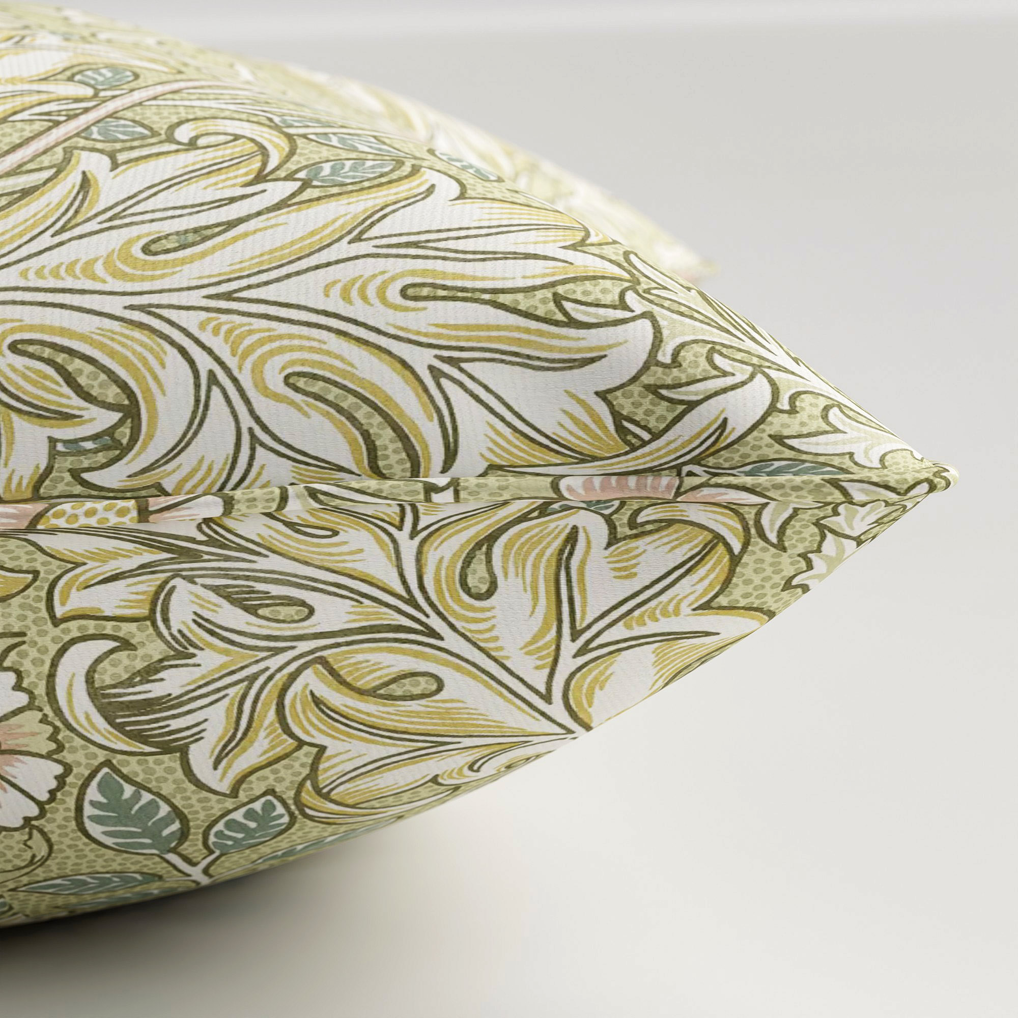 William Morris At Home Double Bough Apple Cushion - Image 4