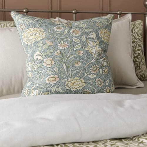 William Morris At Home Double Bough Bluebird Cushion