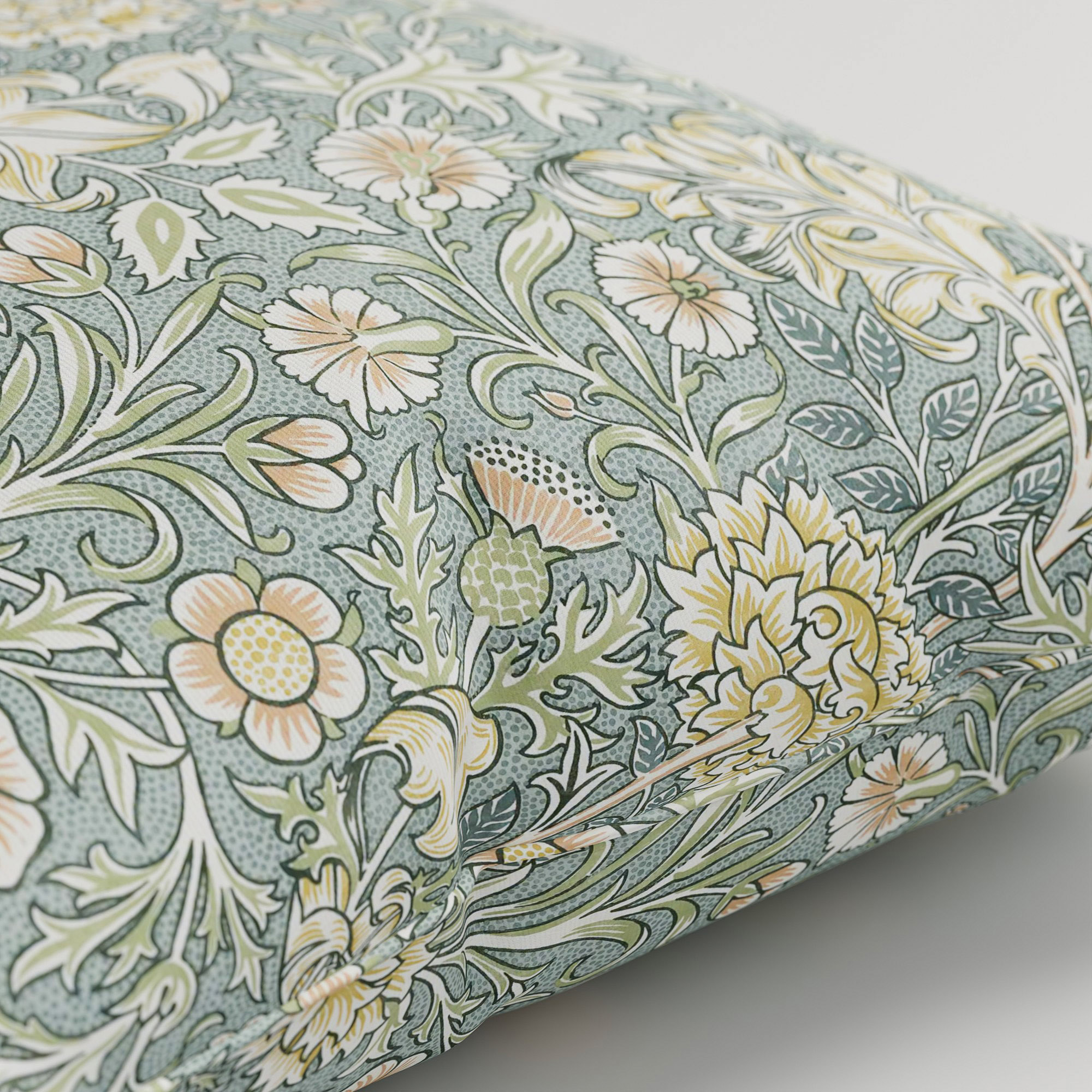 William Morris At Home Double Bough Bluebird Cushion - Image 3