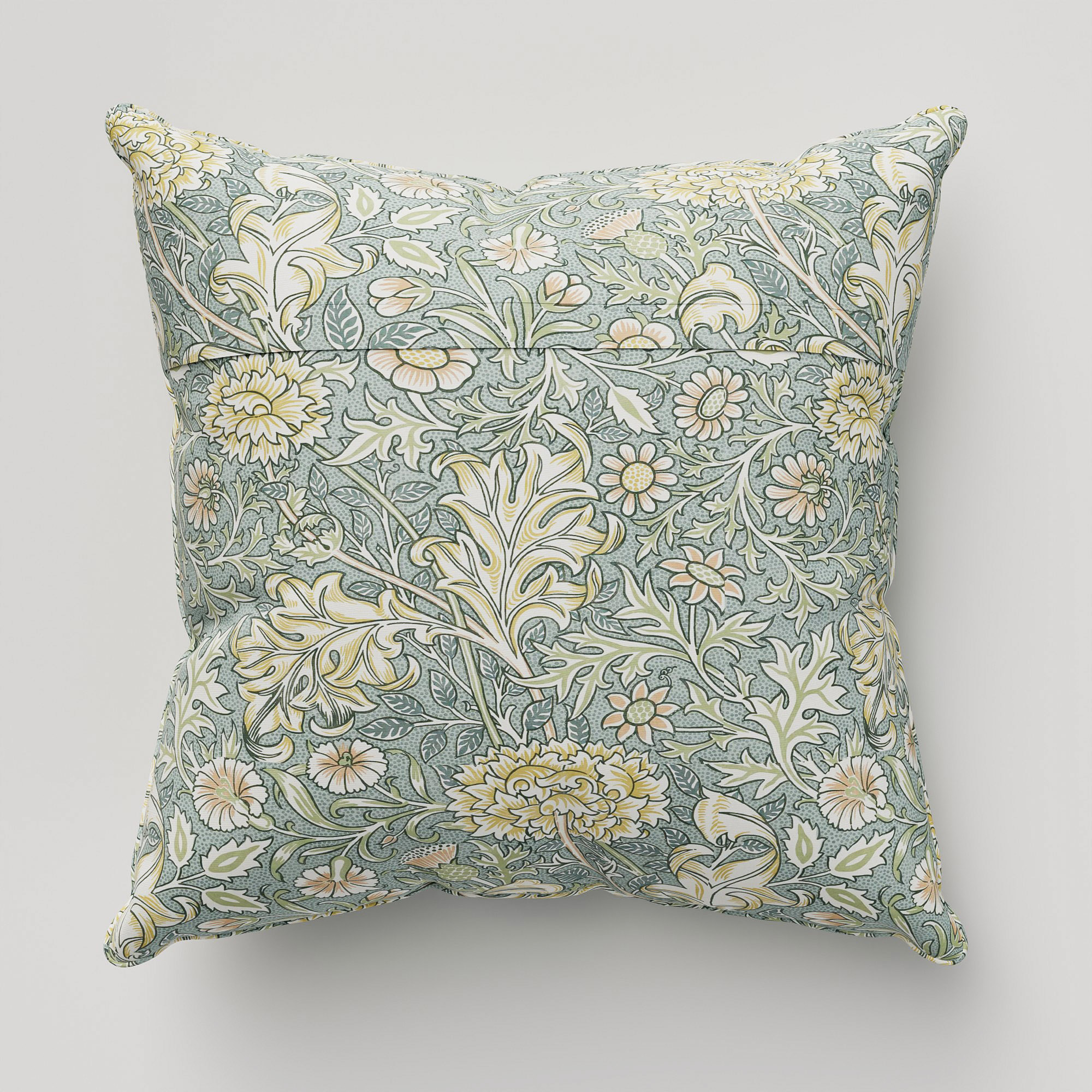 William Morris At Home Double Bough Bluebird Cushion - Image 5