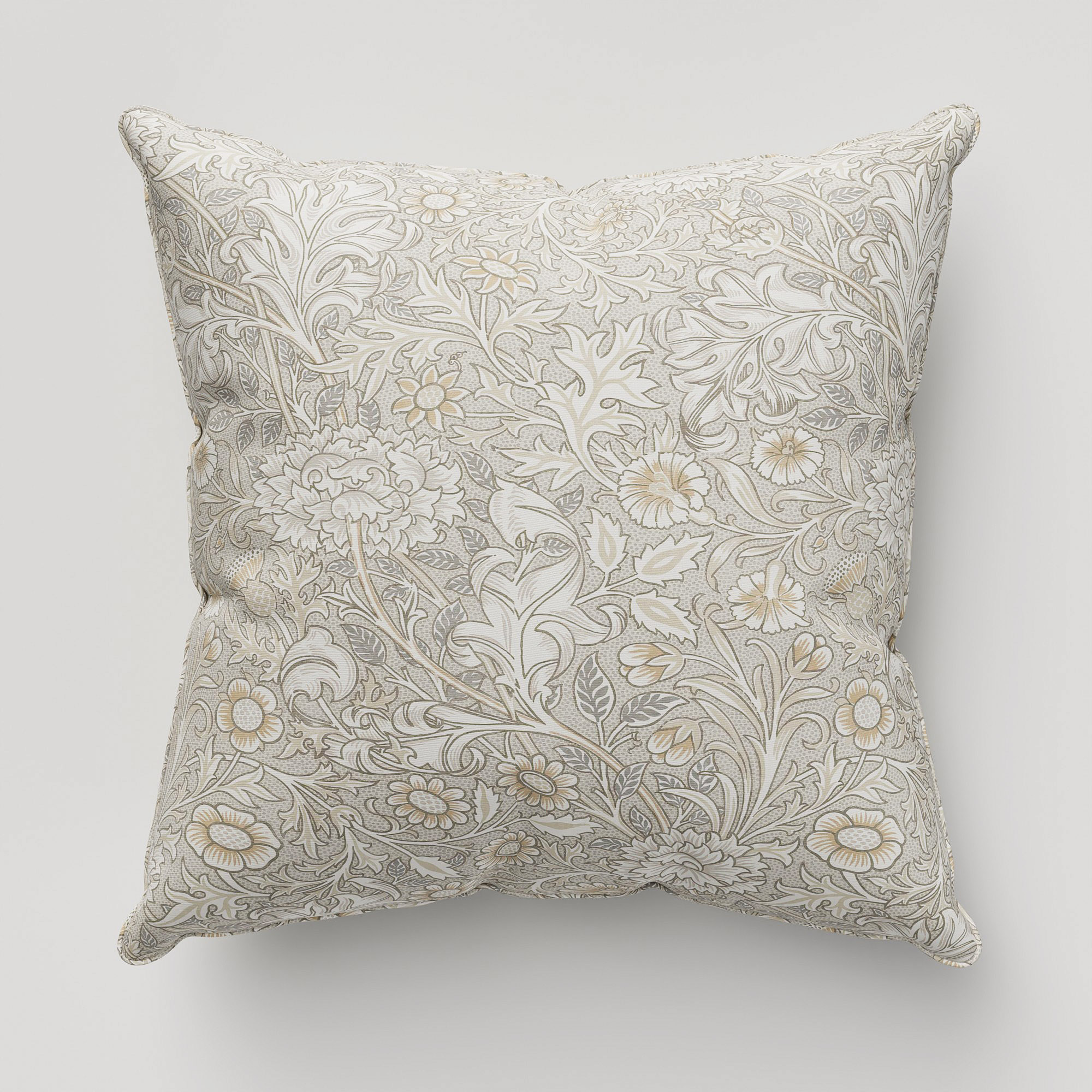 William Morris At Home Double Bough Barley Cushion - Image 2