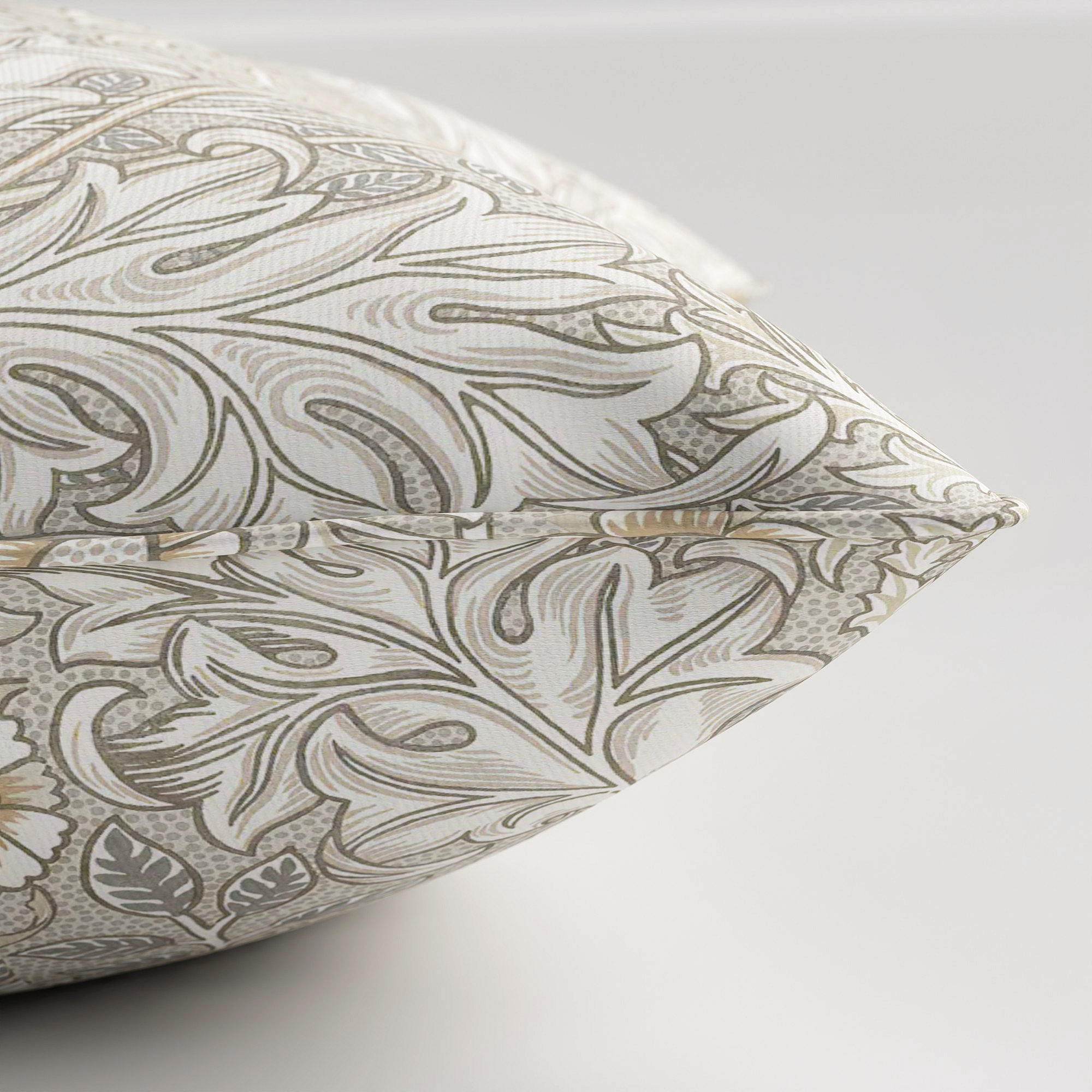 William Morris At Home Double Bough Barley Cushion - Image 4