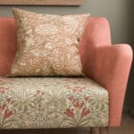 William Morris At Home Double Bough Terracotta Cushion