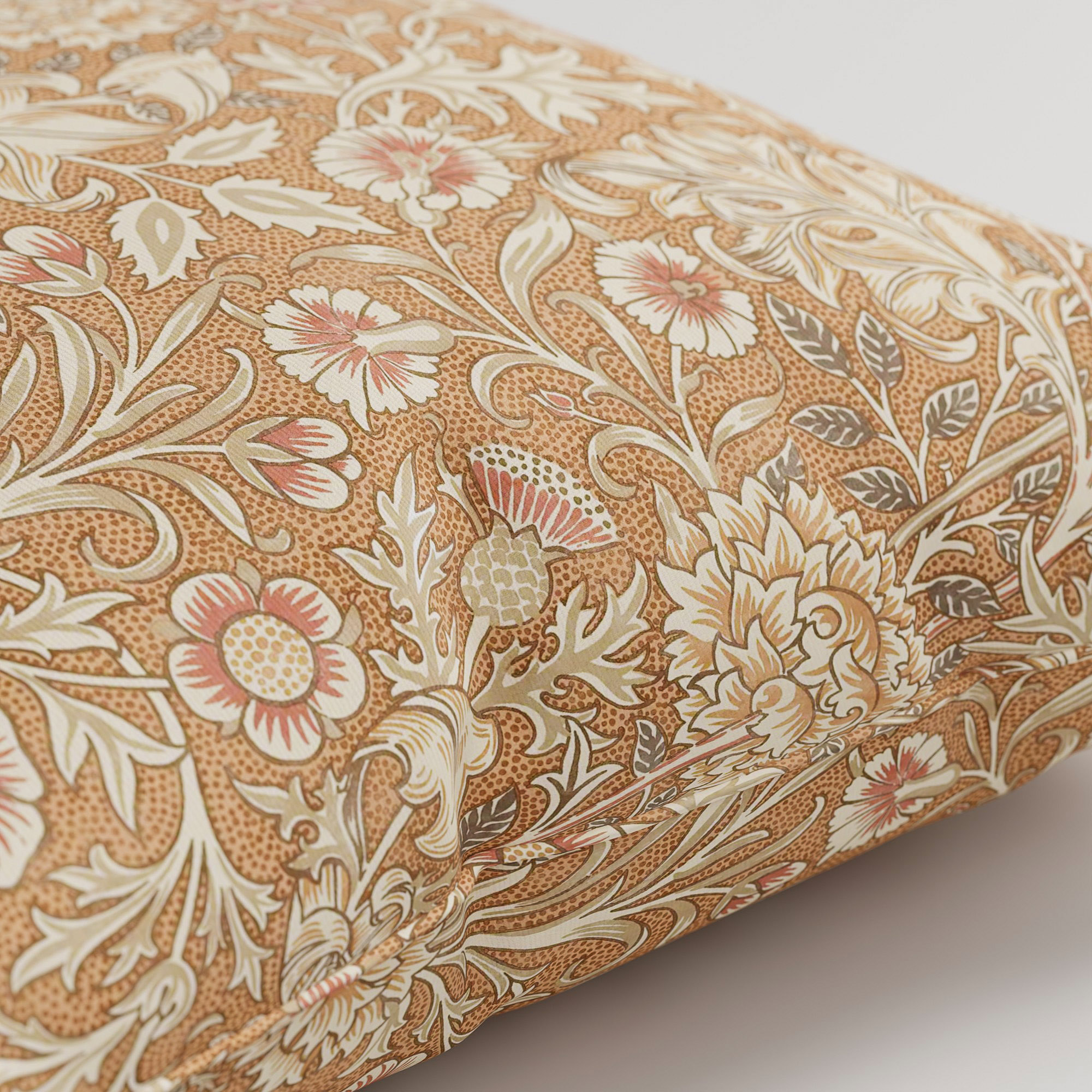 William Morris At Home Double Bough Terracotta Cushion - Image 3