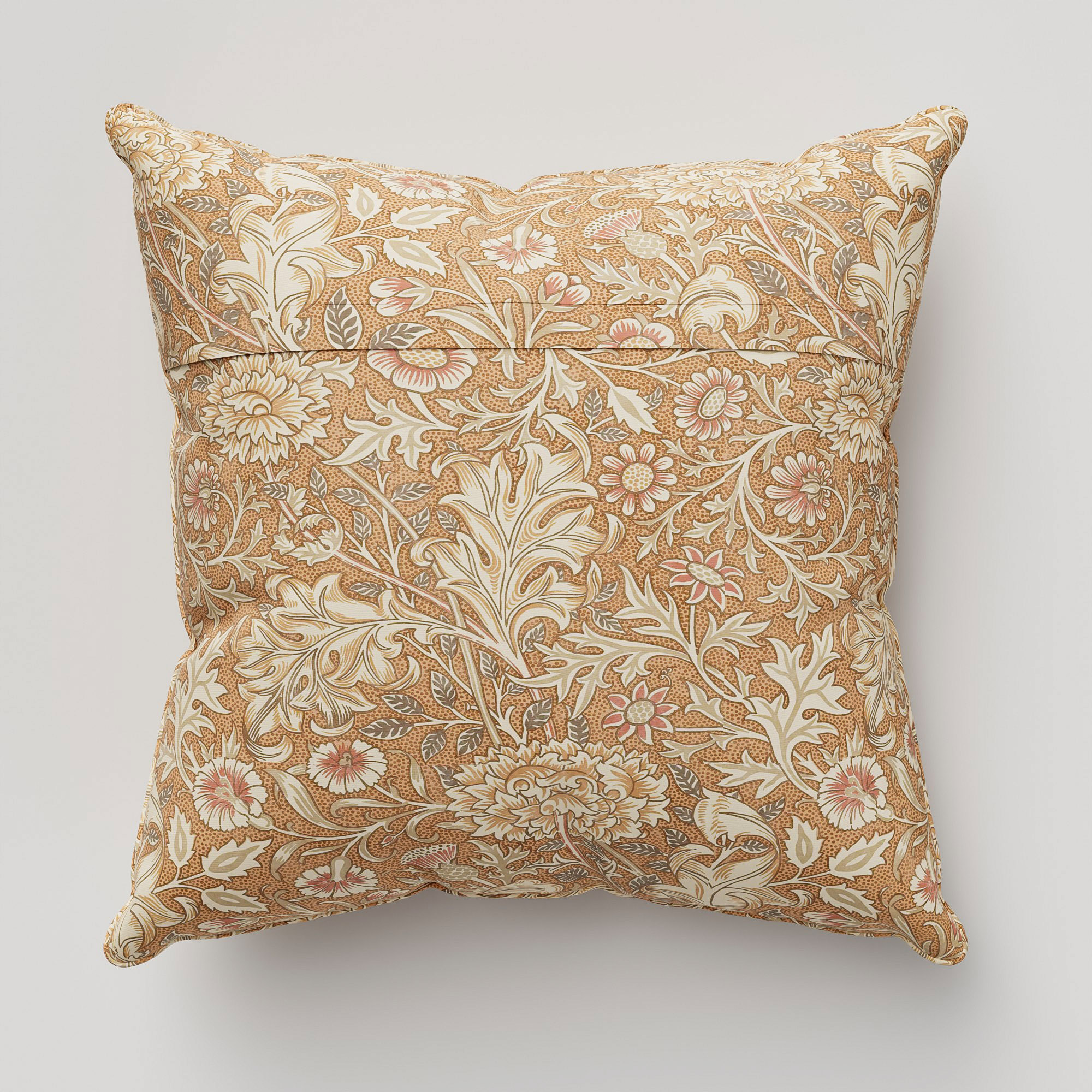 William Morris At Home Double Bough Terracotta Cushion - Image 5