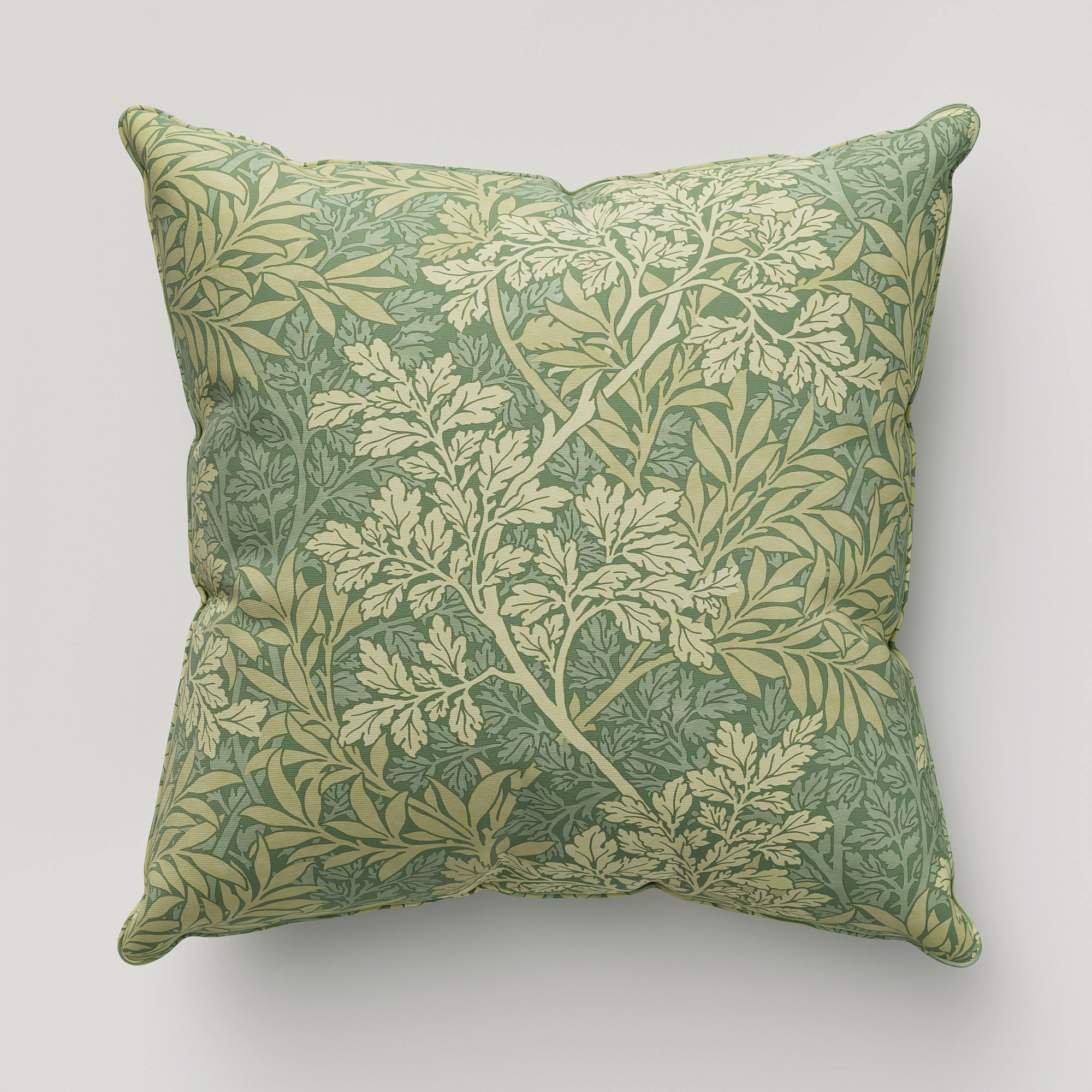 William Morris At Home Foliage Apple Cushion - Image 2