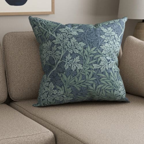 William Morris At Home Foliage Indigo Cushion