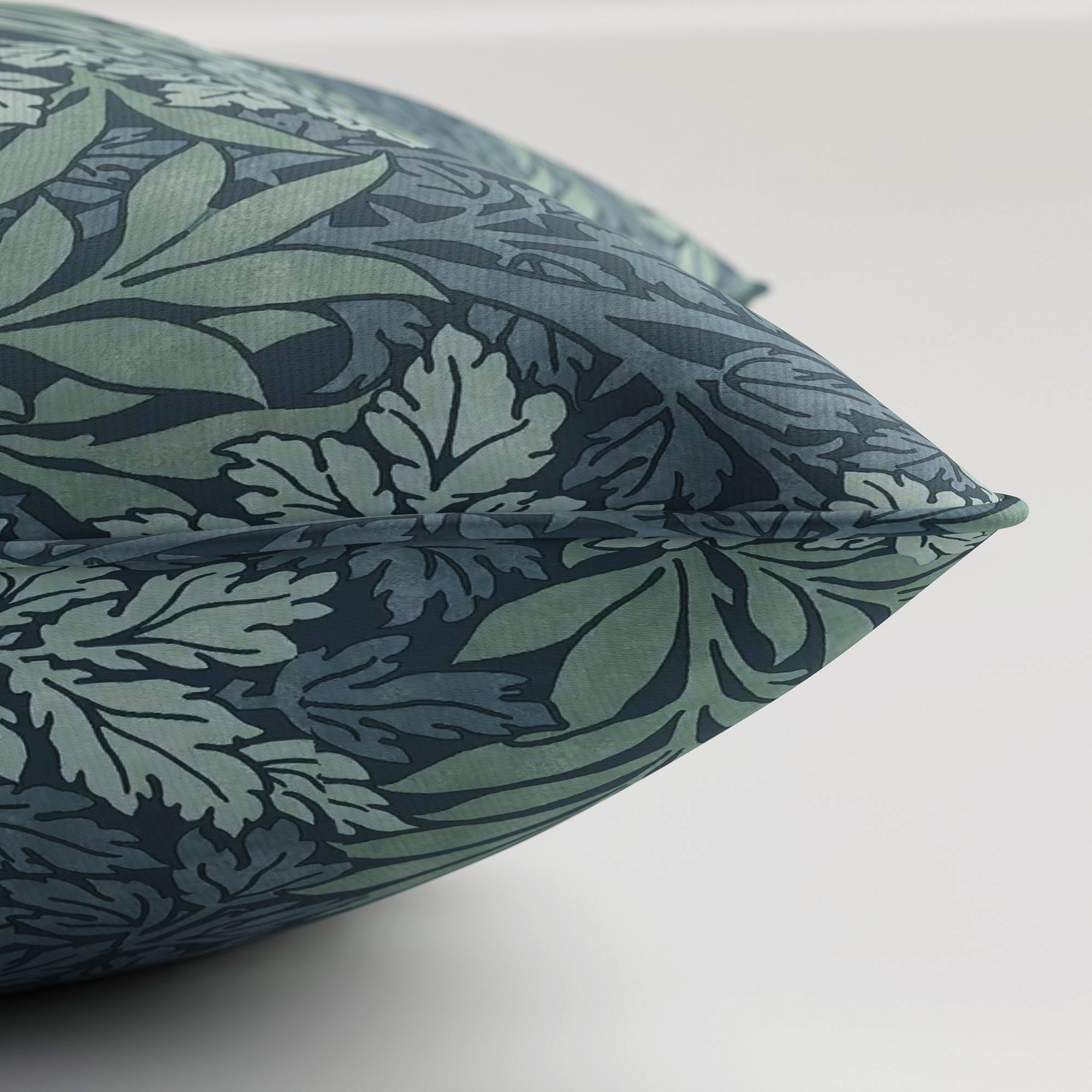 William Morris At Home Foliage Indigo Cushion - Image 4
