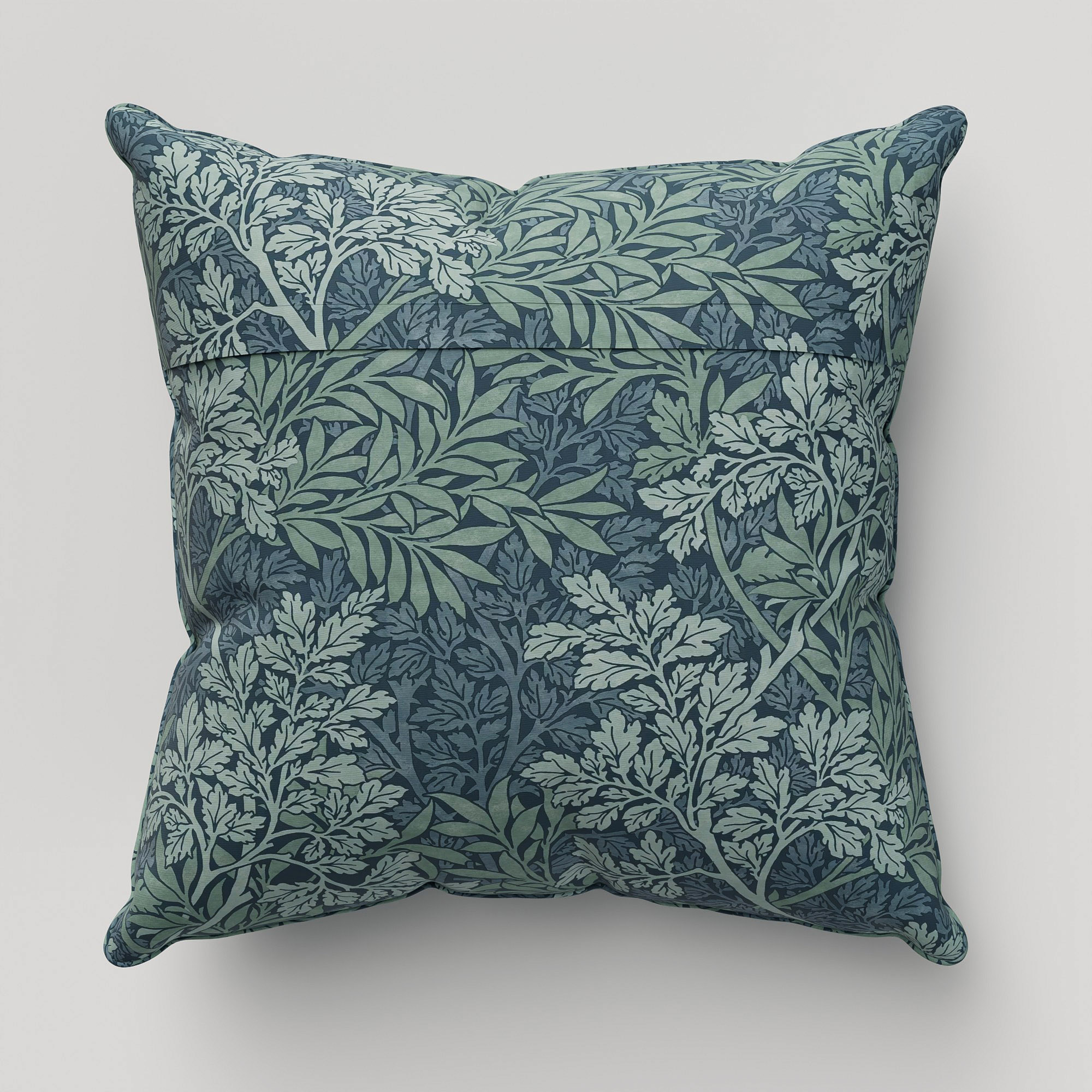 William Morris At Home Foliage Indigo Cushion - Image 5